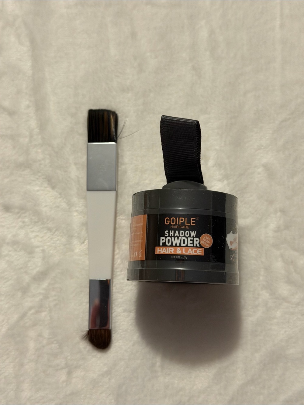 GOIPLE Shadow Powder for Hair & Lace - Light Warm Brown